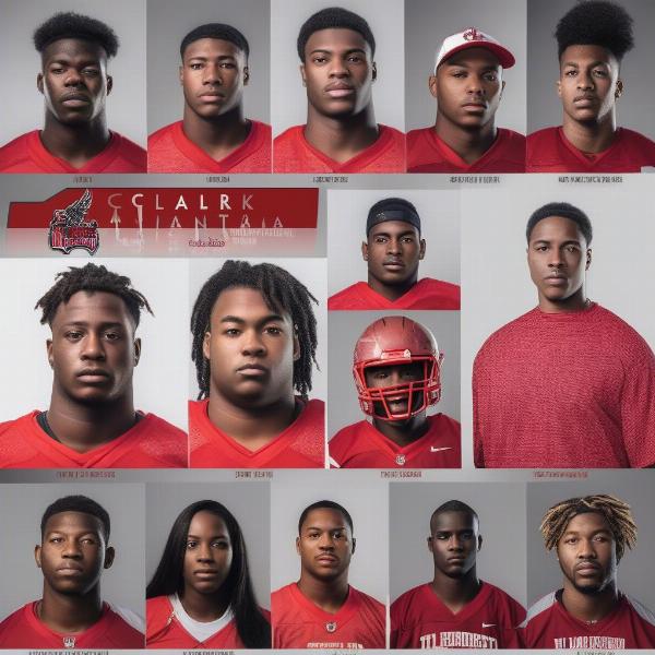 cau football team offensive and defensive players