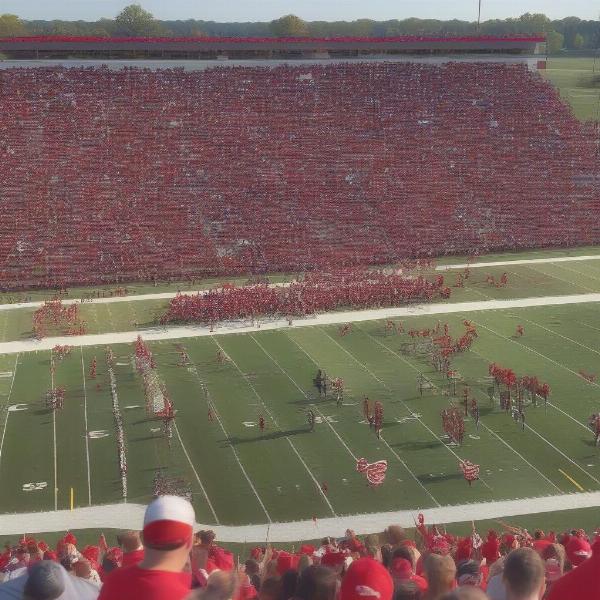 Center Grove football game atmosphere