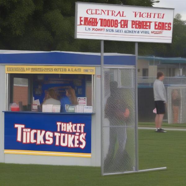 central catholic high football ticket booth