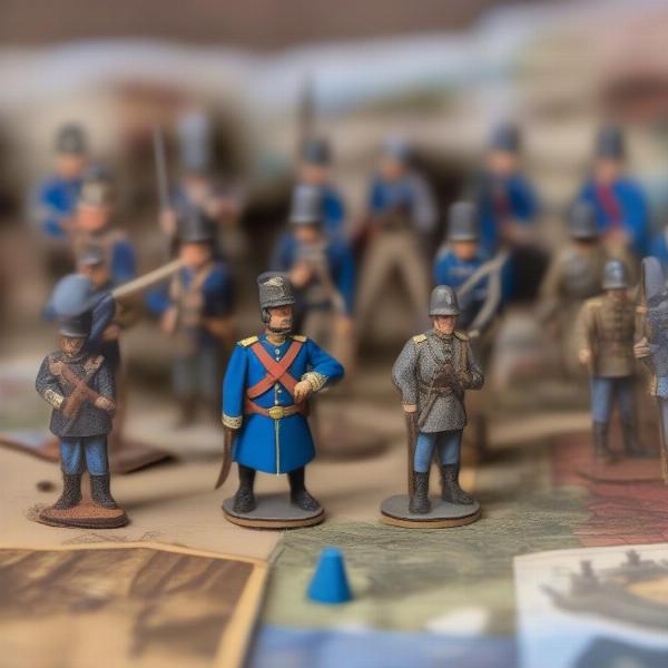 civil war cereal box game playing pieces