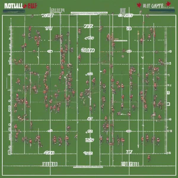cfl football play diagram with players