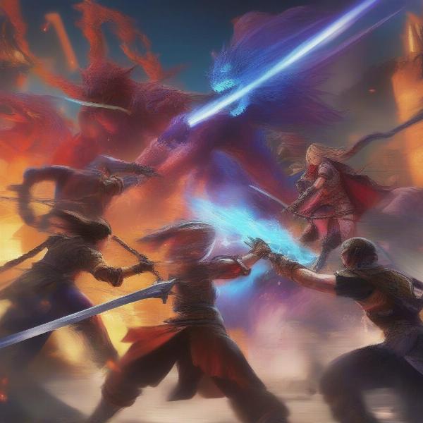 Chained Echoes Combat RPG Scene