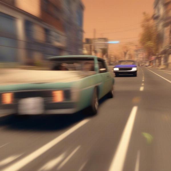 fast-paced gameplay chase sequence