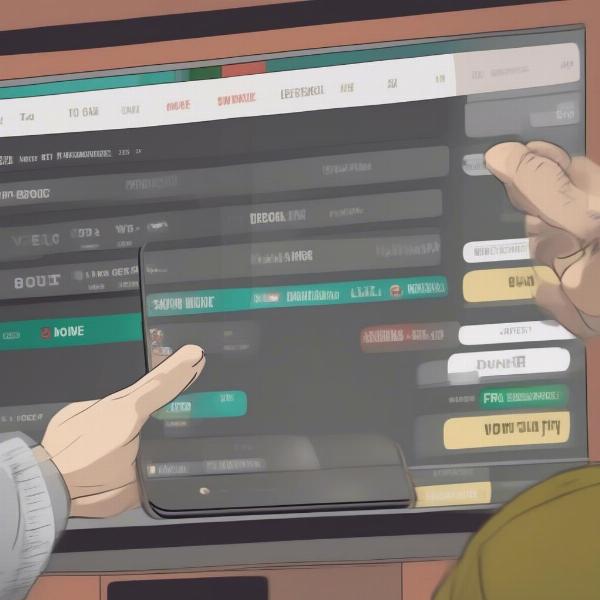 checking local tv listings for football game