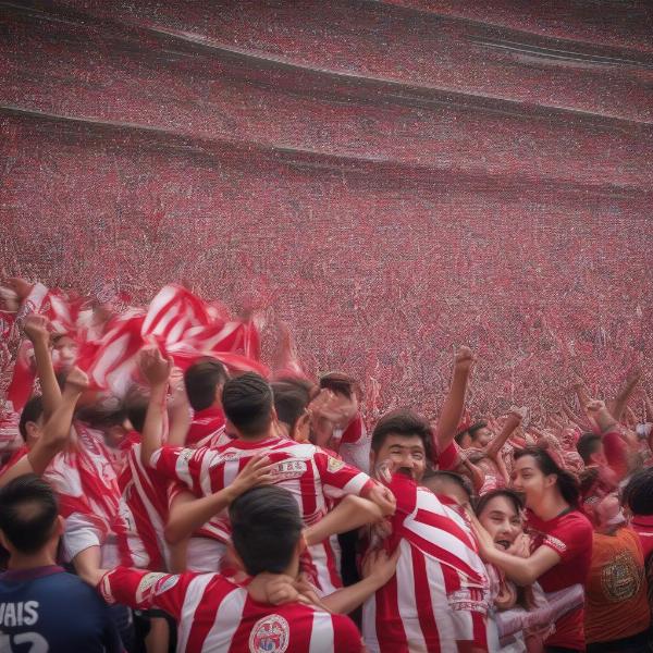 Chivas Guadalajara Fans Celebrate a Goal