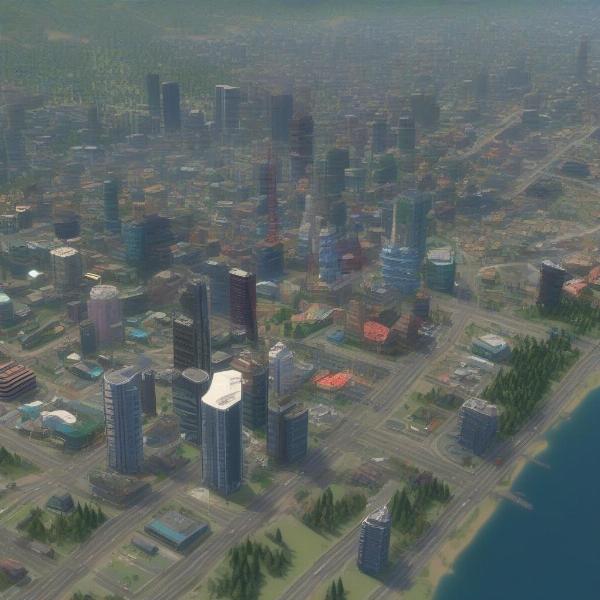 Cities Skylines 2 showcases detailed city planning mechanics, traffic management, and zoning