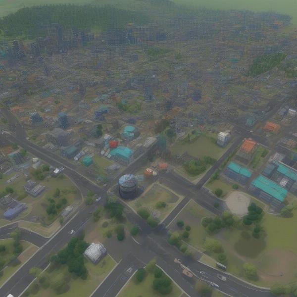 City Planning in Cities Skylines