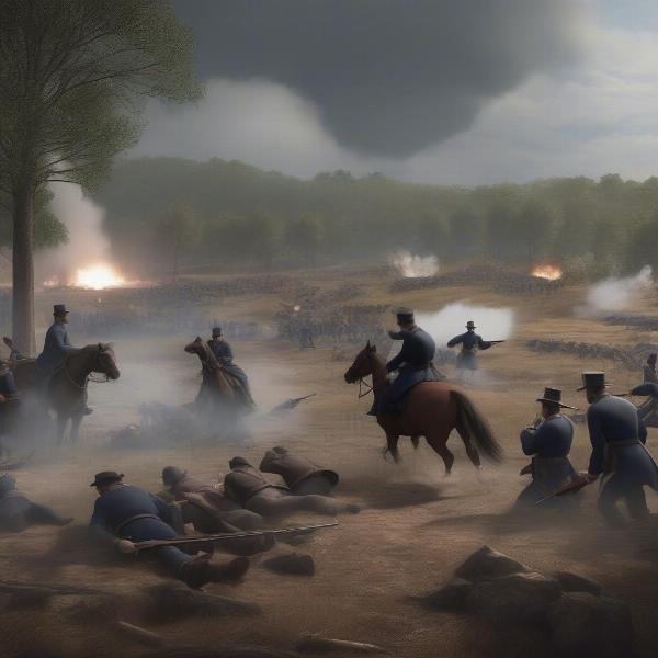 Realistic Civil War Combat Gameplay