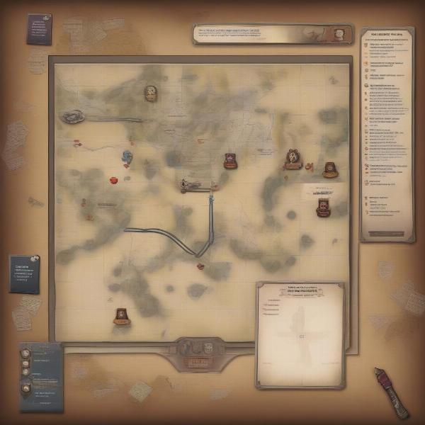 Strategic planning in civil war games