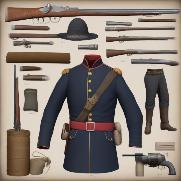 Civil War Uniforms Weapons