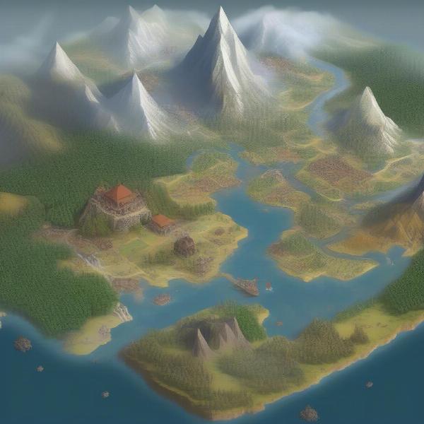 Civilization Game Map Exploration