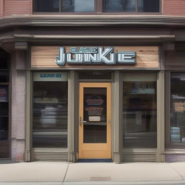 Classic Game Junkie Store Exterior