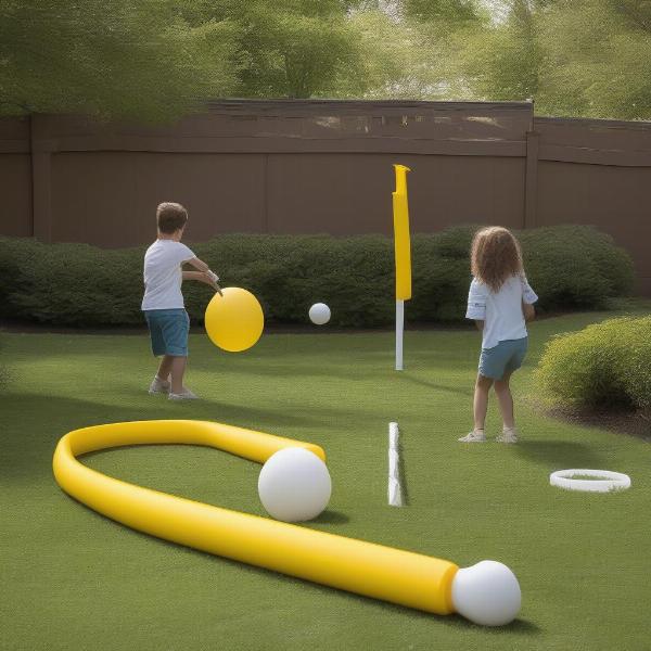 classic wiffle ball game setup