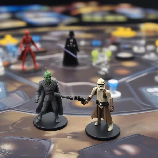 Clone Wars board game components