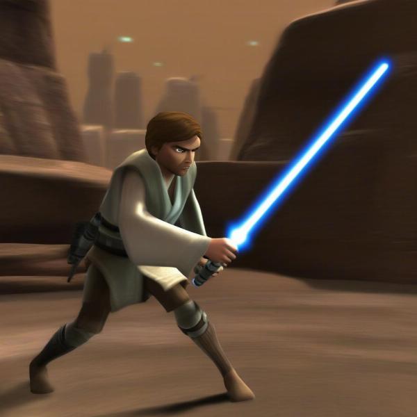 Clone Wars Lightsaber Basic Attacks