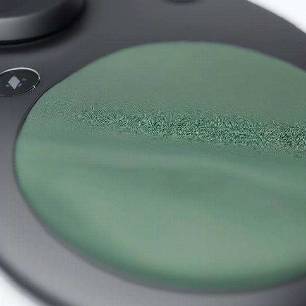close up of cleaning a game disc