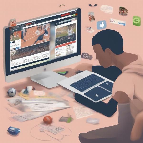 College football fan forums social media