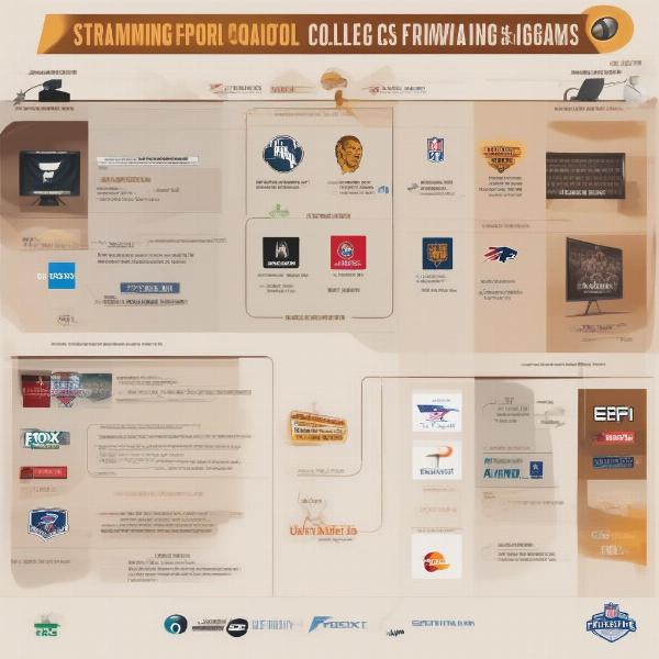 College football streaming service options