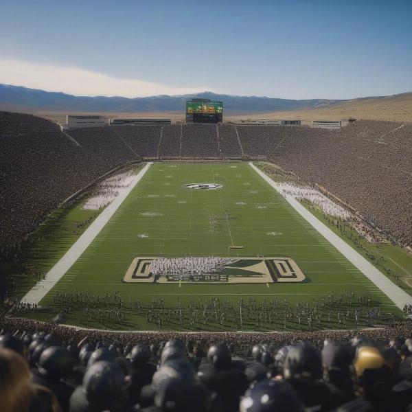 Colorado State Football Game Rivalry Kickoff