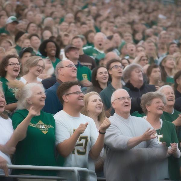 Lumen Christi Community support football game