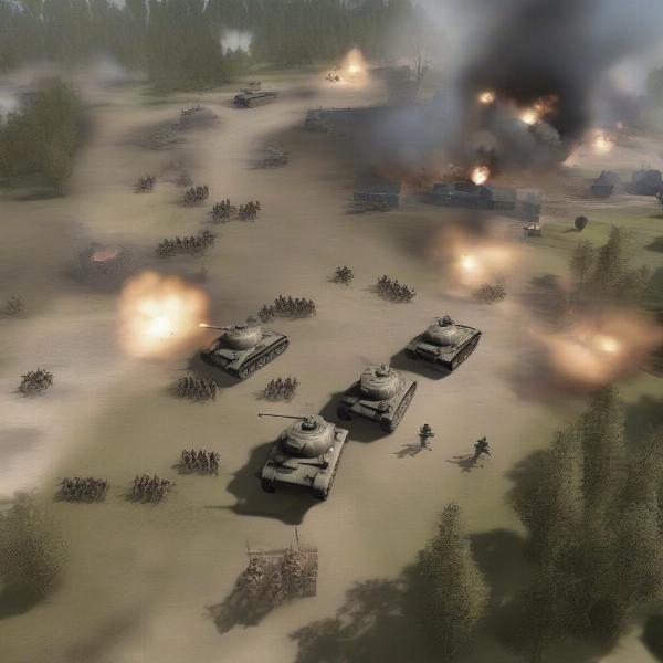 company of heroes gameplay screenshot