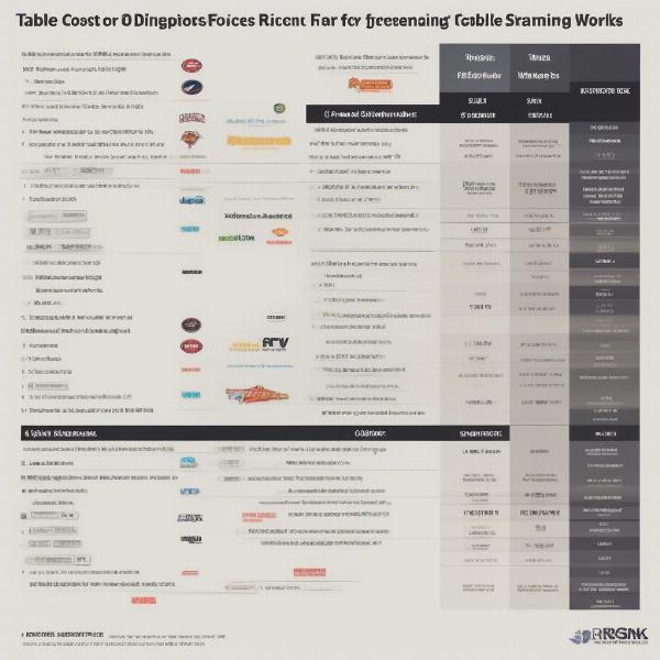 Comparing streaming costs for watching sports