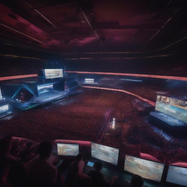 competitive gaming esports tournament