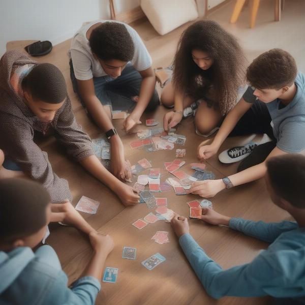 group-teens-cooperative-game