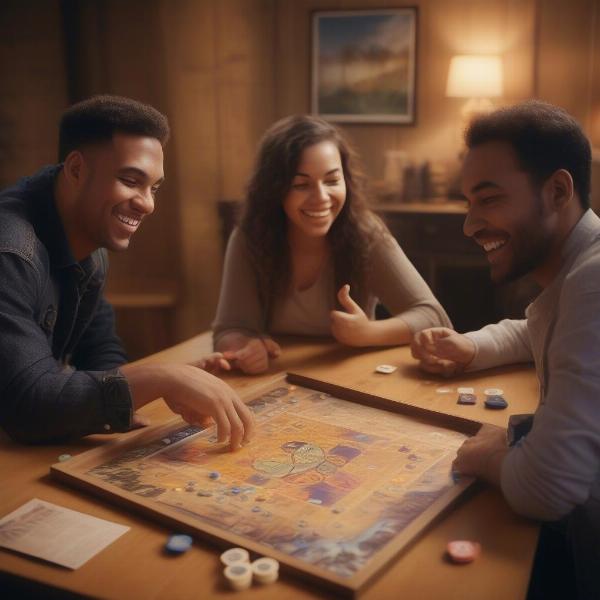 adult-couple-playing-cooperative-board-game-on-table