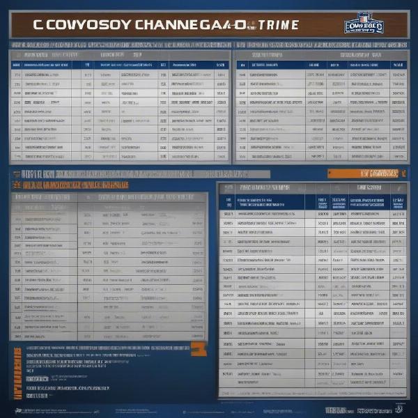 Cowboys Football Game TV Schedule