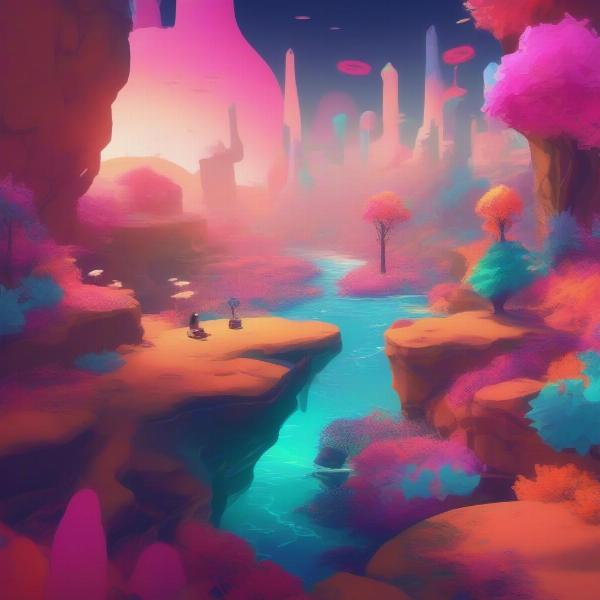 Therapeutic creativity through video game, promoting mindfulness