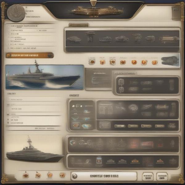 game interface cruise ship upgrades