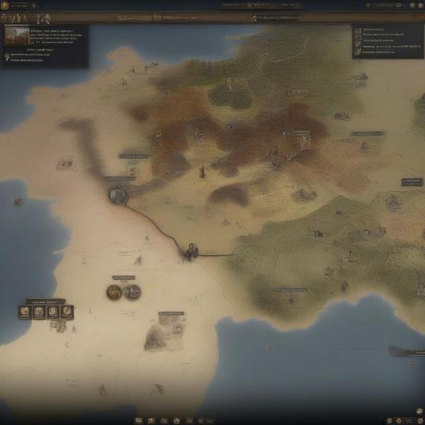 crusader kings map interface