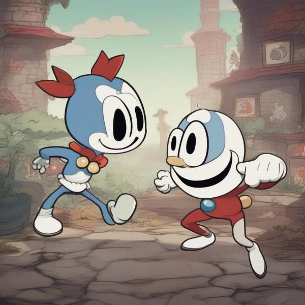 Cuphead Co-op Mode on Xbox