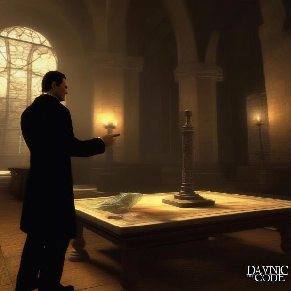 Gameplay elements of the Da Vinci Code Xbox game