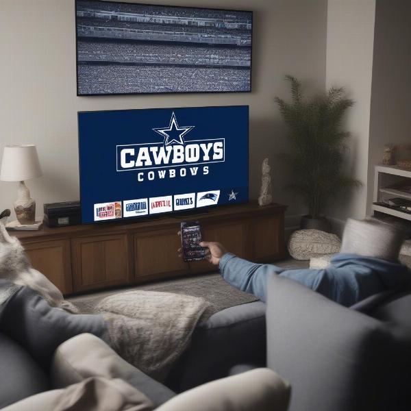 man-watching-dallas-cowboys-game-free-streaming-options