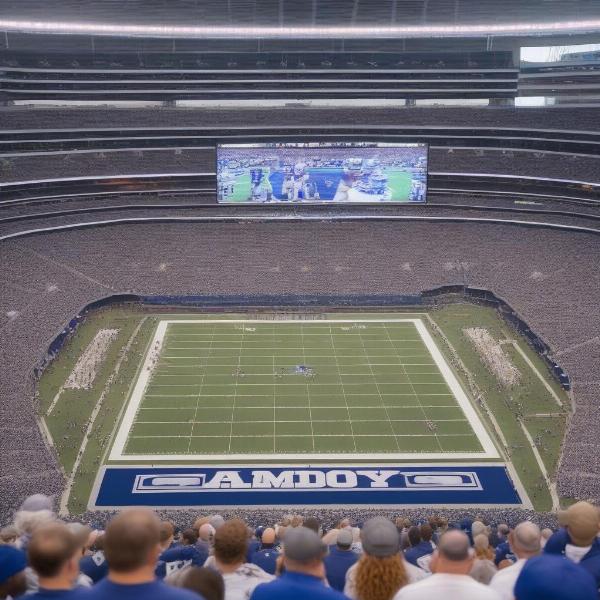 dallas cowboys fans cheering