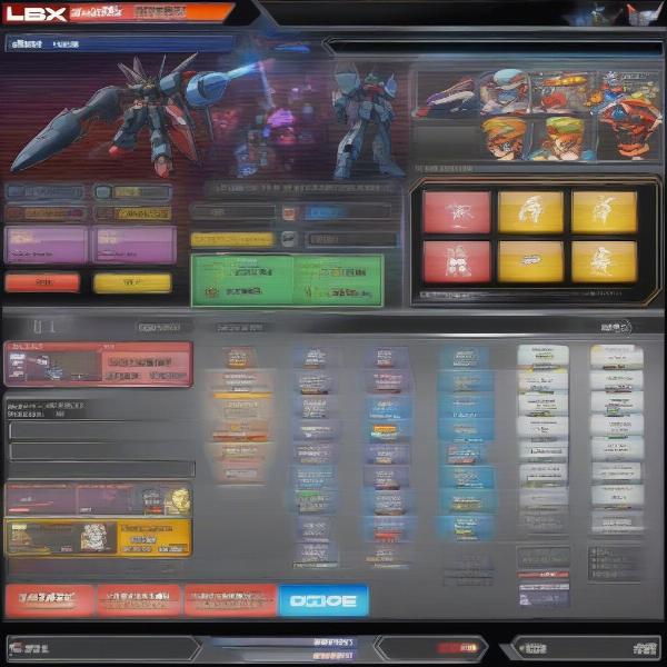 Danball Senki Wars LBX Customization Options