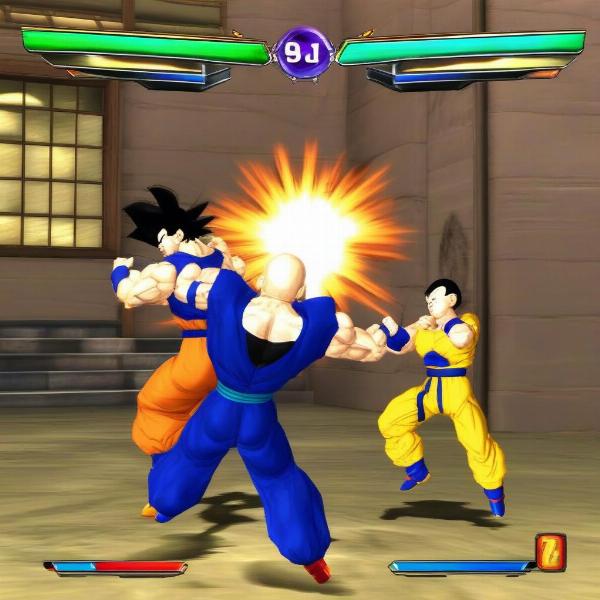 dbz budokai hd collection gameplay