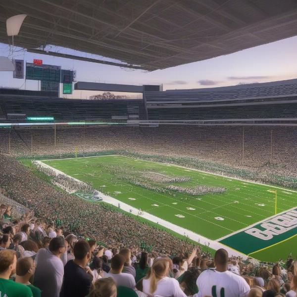de la salle football game crowd atmosphere view