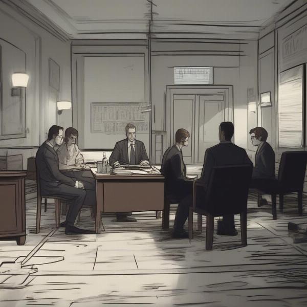 Deceit gameplay on Mac showing social deduction