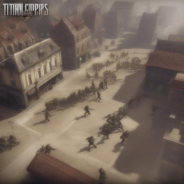 declaration of war game tactical battle scene