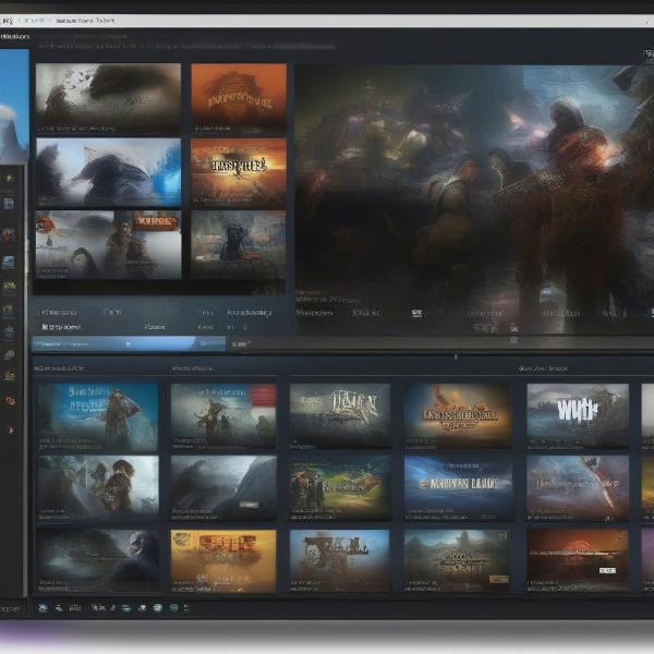 Desktop game folders for steam