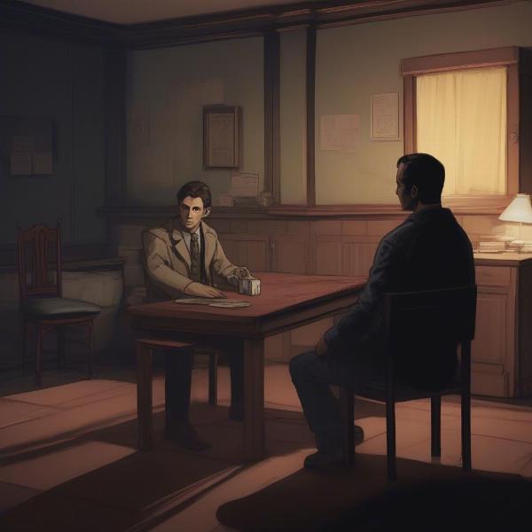 Detective Games Interrogation Scene Suspects