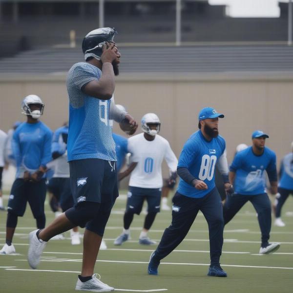 Detroit Lions Football Off Season Training