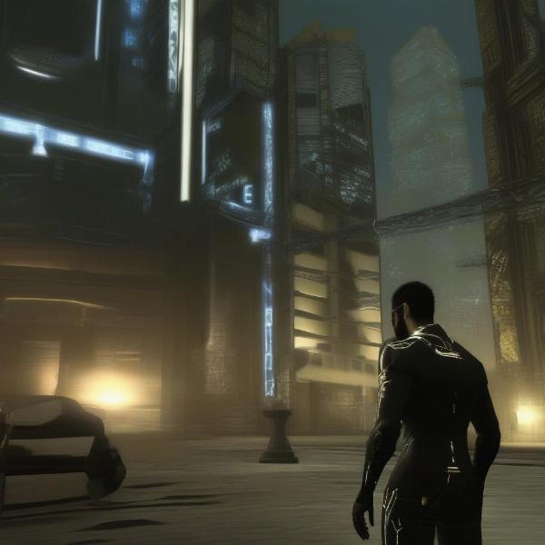 Deus Ex game screenshot nwo concept