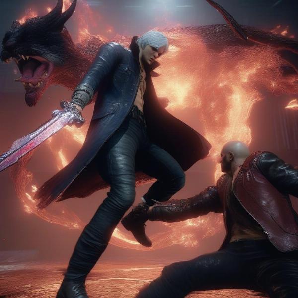 Fast action combat in Devil May Cry games similar to God of War