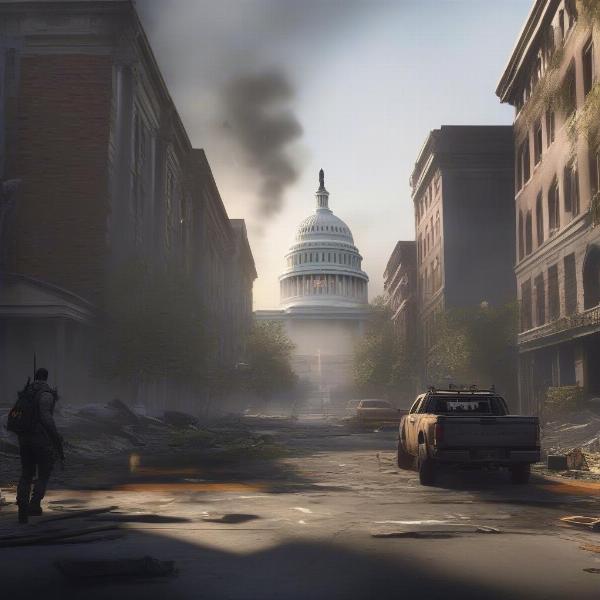 division 2 tactical shooter, modern setting, washington dc