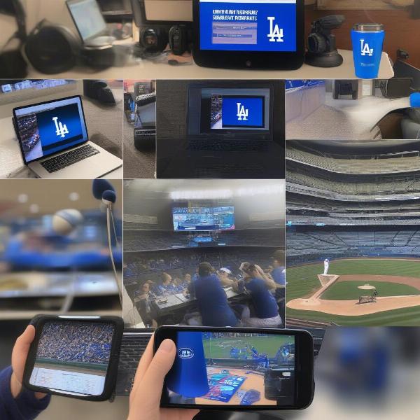Dodgers game streaming options on devices