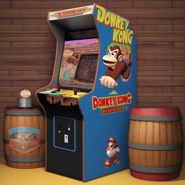 donkey kong arcade cabinet